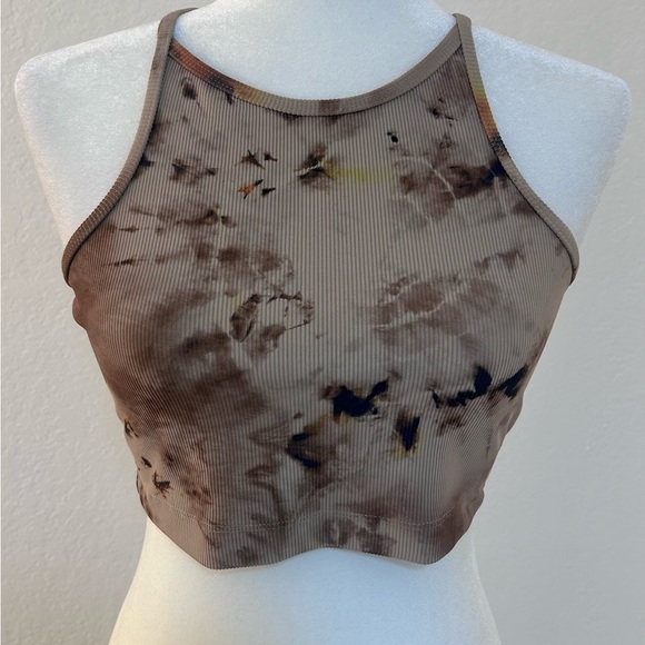 Beach Riot Anna Tank Taupe Tie Dye NWOT Size Medium - Picture 3 of 9